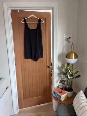Black Sleeveless Romper